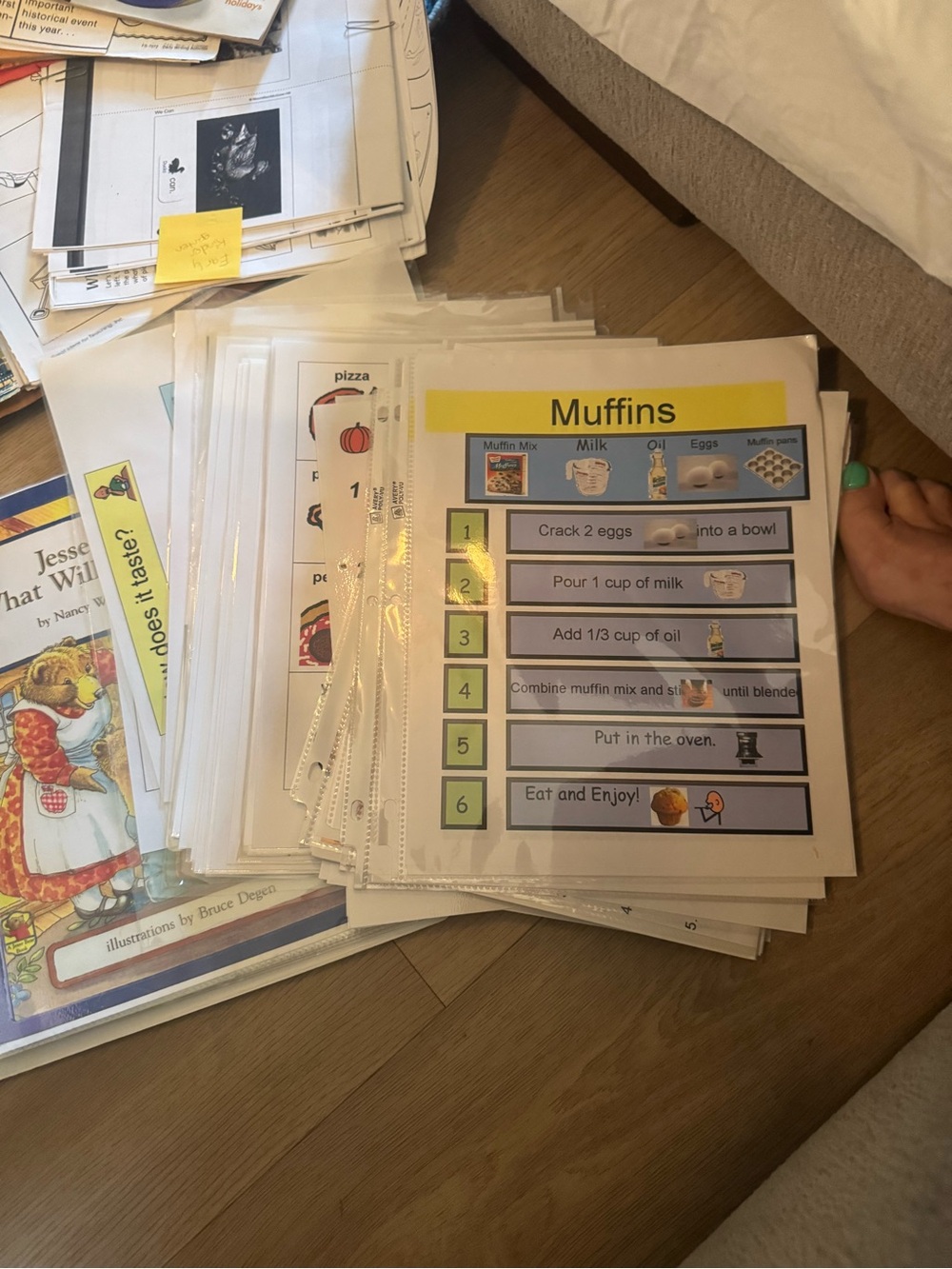 Special needs Educational Cooking Words Activity Pack and lessons - Picture 3 of 6